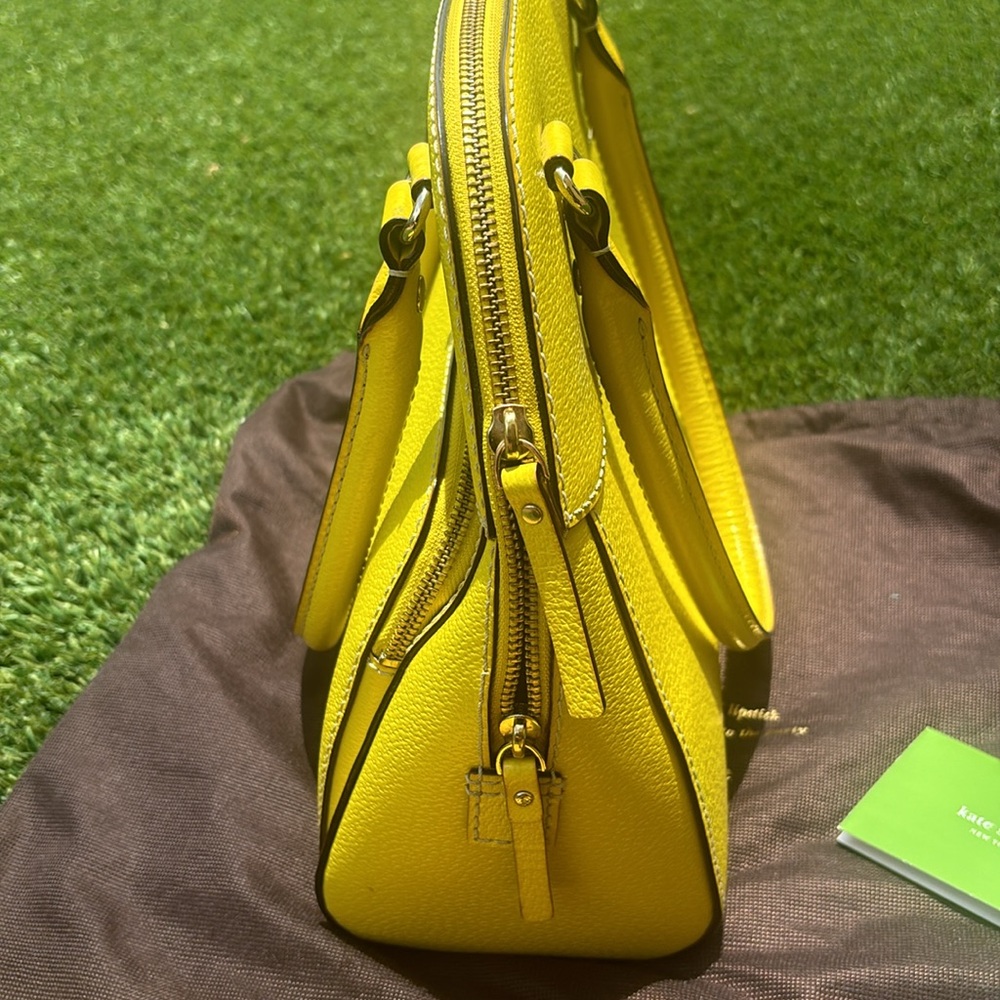 3 Pcs one price! KATE SPADE ♠️ WELLESLEY STREET LEATHER RACHELLE SATCHEL HANDBAG - Picture 4 of 16